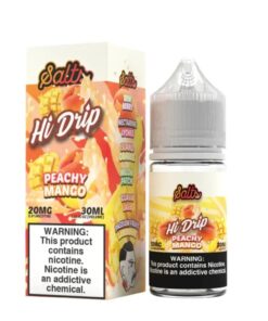 Peachy Mango Nic Salt Vape Juice 30ml – Hi Drip