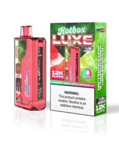 HotBox LUXE 12K Disposable Vape (5%, 12000 Puffs) - Raspberry Green Apple Watermelon