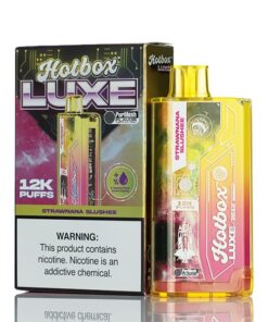 HotBox LUXE 12K Disposable Vape (5%, 12000 Puffs) - Strawnana Slushee