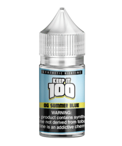 OG Summer Blue 30ml Synthetic Nicotine Nic Salt Vape Juice – Keep It 100 - 30mg