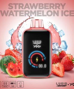 Lucid Boost Disposable Vape (5%, 20123 Puffs) - Strawberry Watermelon Ice - Yogi
