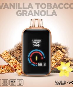 Lucid Boost Disposable Vape (5%, 20123 Puffs) - Vanilla Tobacco - Yogi
