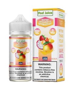 Pod Juice Mango Strawberry Dragonfruit TF 100ml Vape Juice