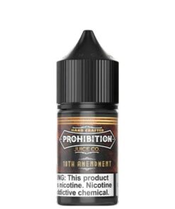 Prohibition Juice 18th Amendment 30ml Nic Salt Vape Juice