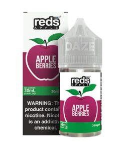 7 Daze Reds Salts Apple Berries Nic Salt Vape Juice 30ml