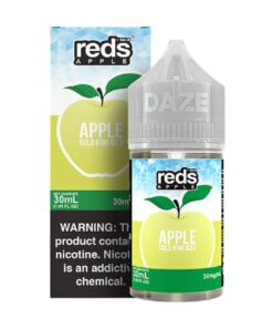 7 Daze Reds Salts Apple Gold Kiwi Iced Nic Salt Vape Juice 30ml