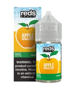7 Daze Reds Salts Apple Mango Iced Nic Salt Vape Juice 30ml