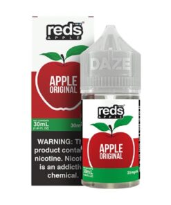 7 Daze Reds Salts Apple Original Nic Salt Vape Juice 30ml