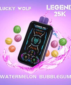 SnowWolf Lucky Wolf Legend 25K Disposable Vape (5%, 25000 Puffs) - Watermelon Bubblegum