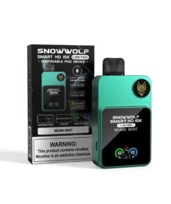 SnowWolf Smart HD 15K Disposable Vape (5%, 15000 Puffs) - Miami Mint