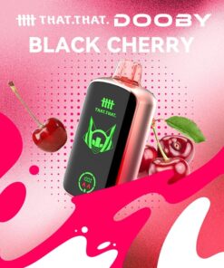 THATTHAT Dooby 18000 Disposable  Vape (5%, 18000 Puffs) - Black Cherry