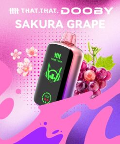 THATTHAT Dooby 18000 Disposable  Vape (5%, 18000 Puffs) - Sakura Grape