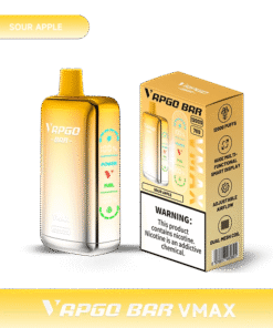 VAPGO BAR Vmax Disposable Vape  (5%, 12000 Puffs) - Sour Apple