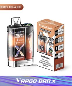 VAPGO BAR X 12K Disposable Vape  (5%, 12000 Puffs) - Cherry Cola Ice
