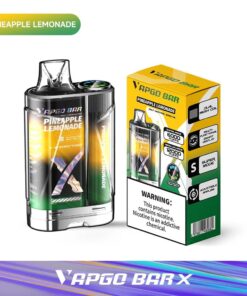 VAPGO BAR X 12K Disposable Vape  (5%, 12000 Puffs) - Pineapple Lemonade