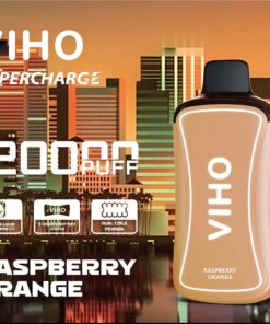 VIHO Supercharge 20000 Disposable Vape (5%, 20000 Puffs) - Raspberry Orange